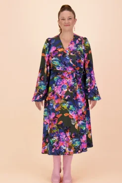 Hameet & Mekot>KAIKO Wrap Midi Dress - Sweet Pea