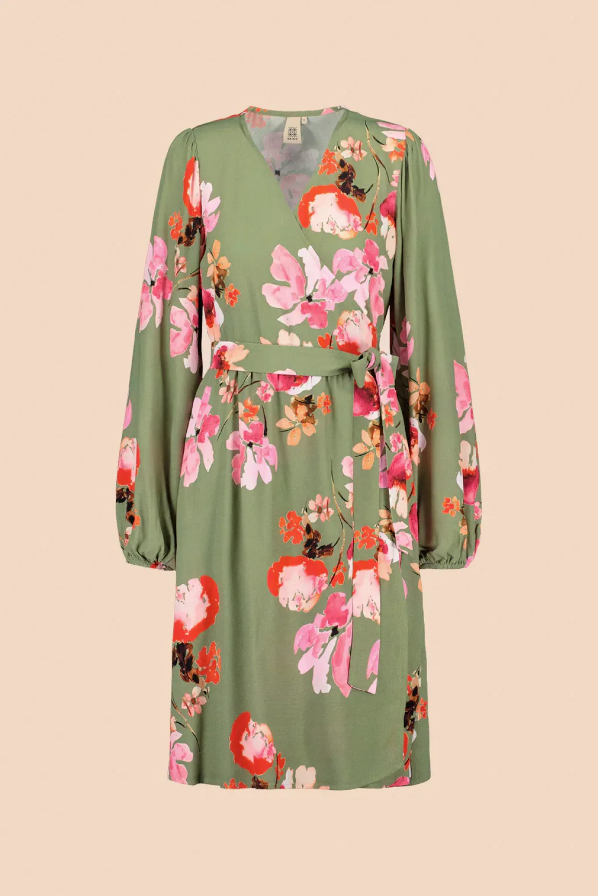 Hameet & Mekot>KAIKO Wrap Mini Dress - Cherry Blossom