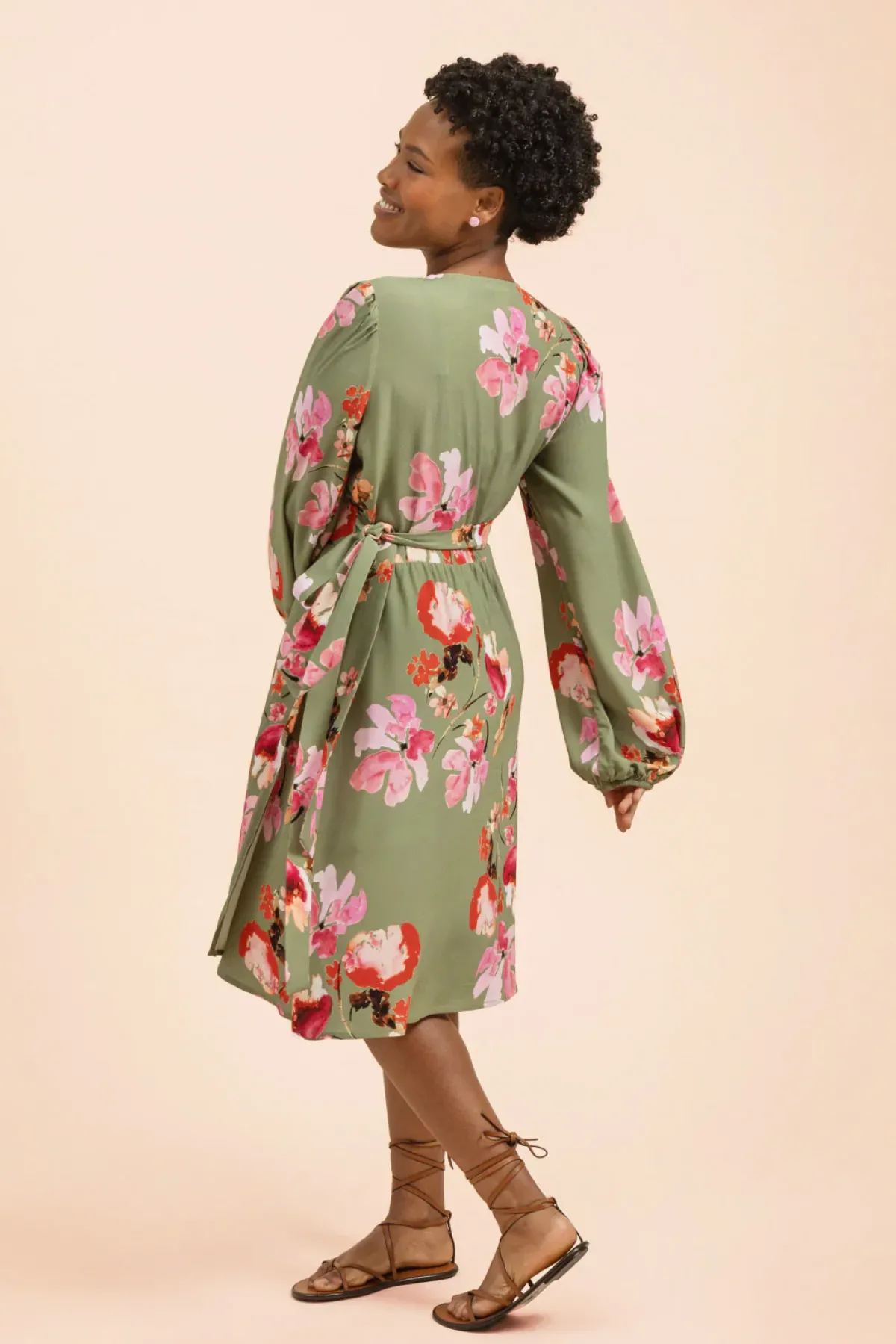 Hameet & Mekot>KAIKO Wrap Mini Dress - Cherry Blossom